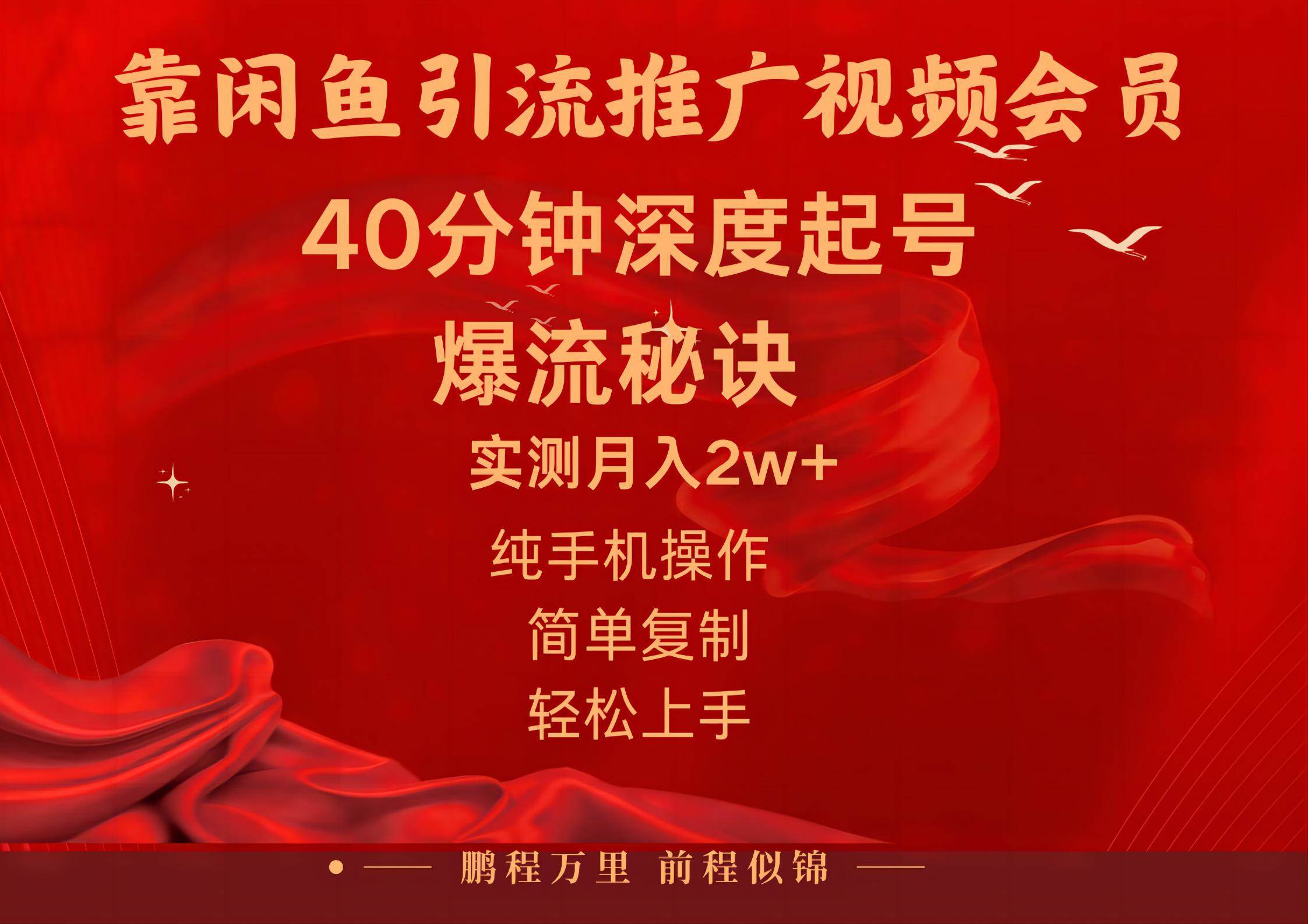 闲鱼暴力引流推广视频会员，能做到日入2W+，操作简单-66免费源码网